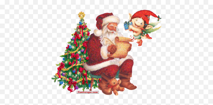 Top Santa Tell Me Behind Stickers For Android U0026 Ios Gfycat - Natal Emoji,Father Christmas Emoji