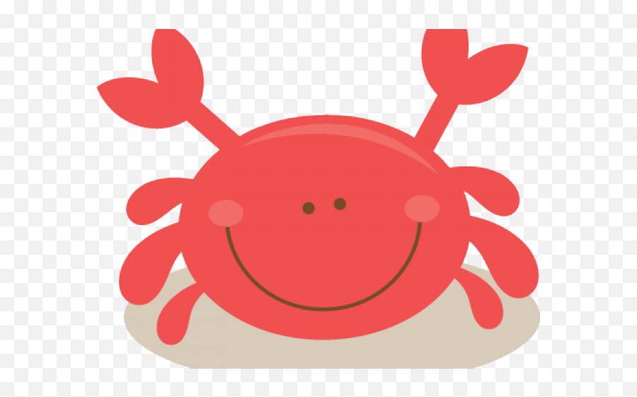 Crab Clipart Happy Crab - Cute Crab Clipart Emoji,Hermit Crab Emoji