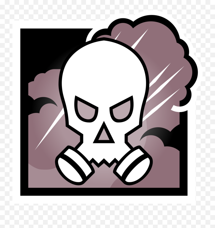 Siege Operator Icons Metadata - Smoke R6 Icon Png Emoji,Rainbow Six Siege Emojis