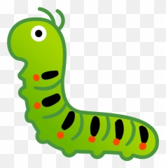 Bug Emoji Clipart - Transparent Caterpillar Clipart,Cricket Emoji For Android