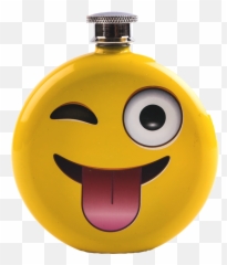 Download Front View Of Emoji Flask - Happy,Flask Emoji