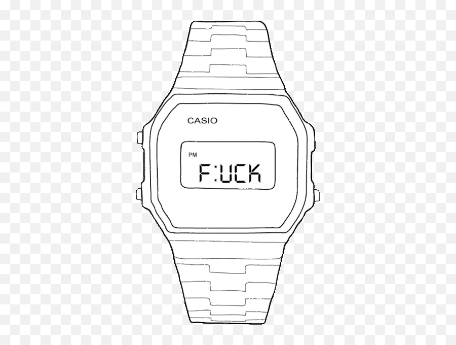 Pin On Andrew U0026 Coco - Casio Gif Emoji,Emoji Cigarette And Clock