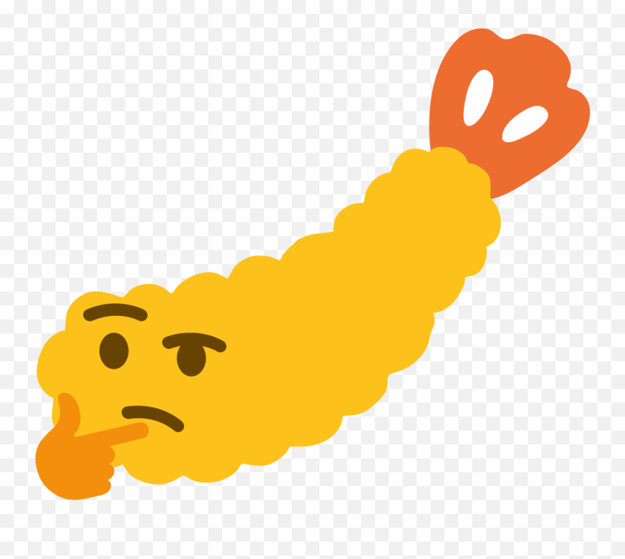 Shrimpthinking - Discord Emoji Shrimp Discord Emoji,Thining Emoji