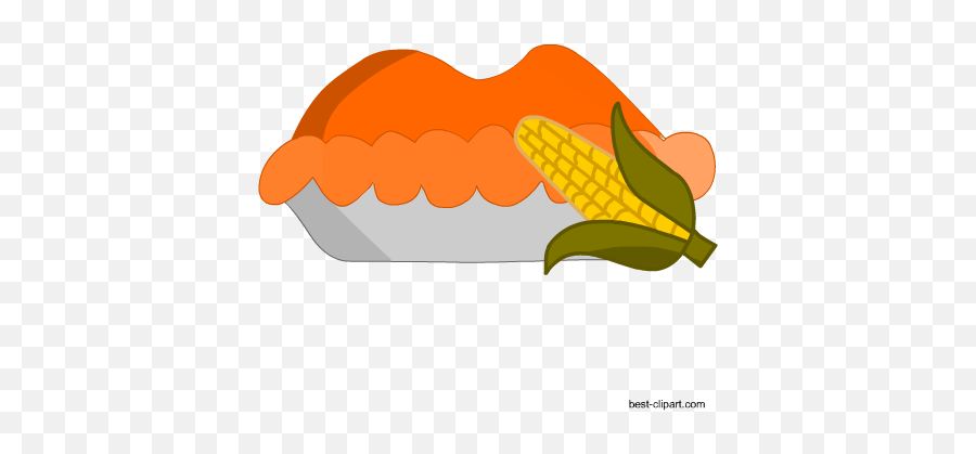 Download Thanksgiving Pumpkin Pie And Corn Clip Art - Corn On The Cob Emoji,Thanksgiving Emoji