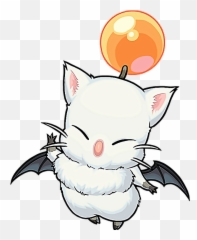 Moogle Sticker - Cute Moogle Final Fantasy Emoji,Moogle Emoji