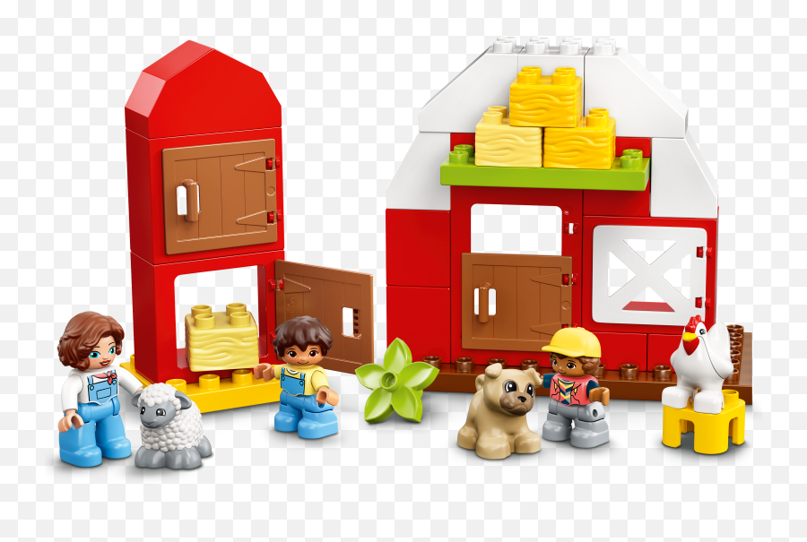 Barn Tractor U0026 Farm Animal Care 10952 Duplo Buy Online At The Official Lego Shop Us - 10952 Barn Tractor Farm Animal Care Emoji,Free Cartoon Animals Expressing Emotions