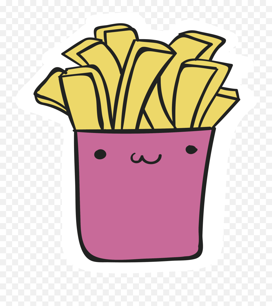France Clipart Food Side France Food - French Fries Drawing Emoji,Chicken Nugget Emoji