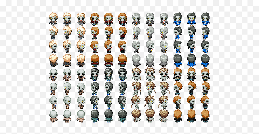 Npc Archives - Rpg Tileset Rpg Maker Marvel Sprites Emoji,Zombie Emoticon Set