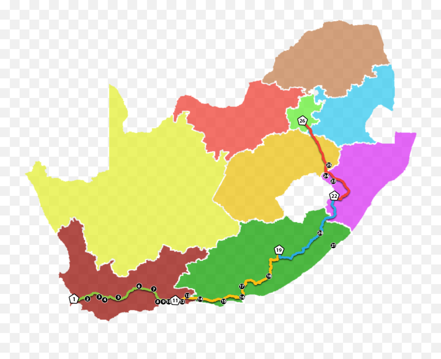 South Africa Map Outline Png Clipart - Covid 19 Most Cases In South Africa Emoji,Africa Continent Map Emoji