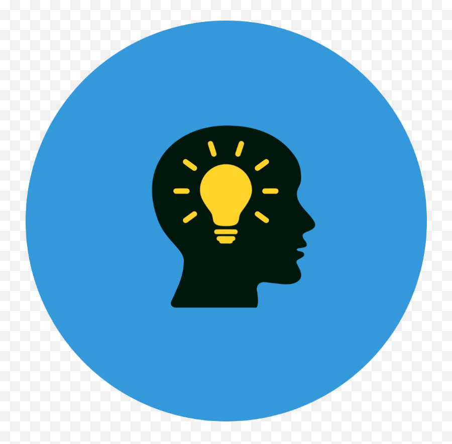 Download 100 Million Books - Head With Lightbulb Icon Full Head Light Bulb Icon Emoji,Emojis Lightbulb