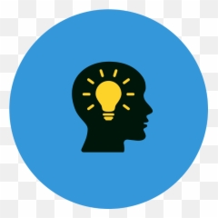 Download 100 Million Books - Head With Lightbulb Icon Full Head Light Bulb Icon Emoji,Emojis Lightbulb