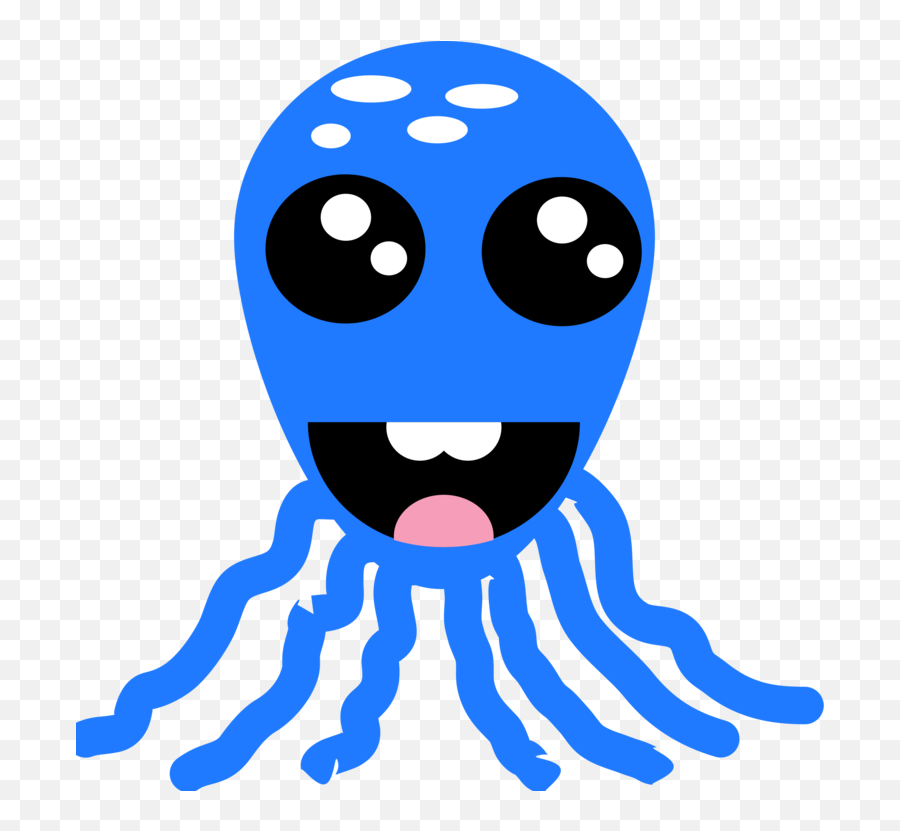 Octopus Computer Icons Animal Cat Smiley - Clip Art Png Dot Emoji,Pelican Emoji