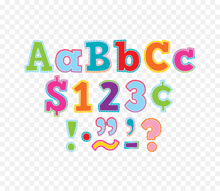 Colourful Vibes Alphabet Lettering - 10cm Dot Emoji,Alphabet Emojis