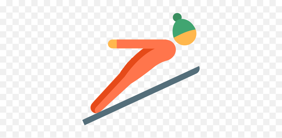 Ski Jumping Icon - Free Download Png And Vector Ski Jumping Icon Emoji,Snowboard Emoji