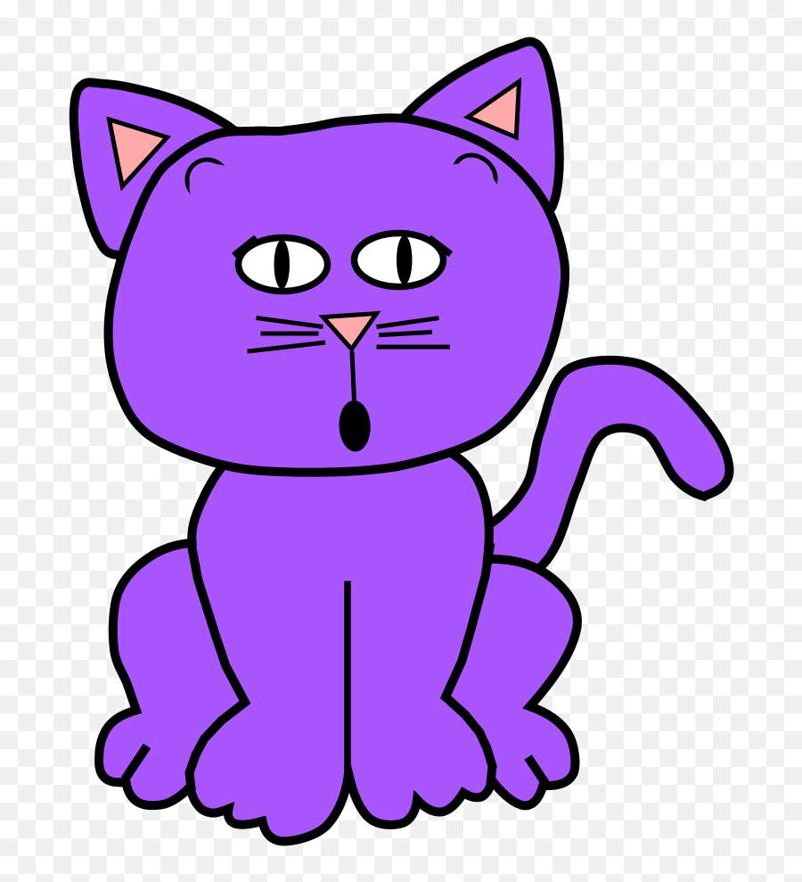 Scaredsurprised Purple Svg Vector Scaredsurprised Purple - Transparent Clipart Cat Png Sad Emoji,Pink Suprised Terrified Emoticon