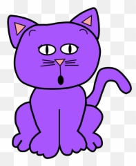 Scaredsurprised Purple Svg Vector Scaredsurprised Purple - Transparent Clipart Cat Png Sad Emoji,Pink Suprised Terrified Emoticon