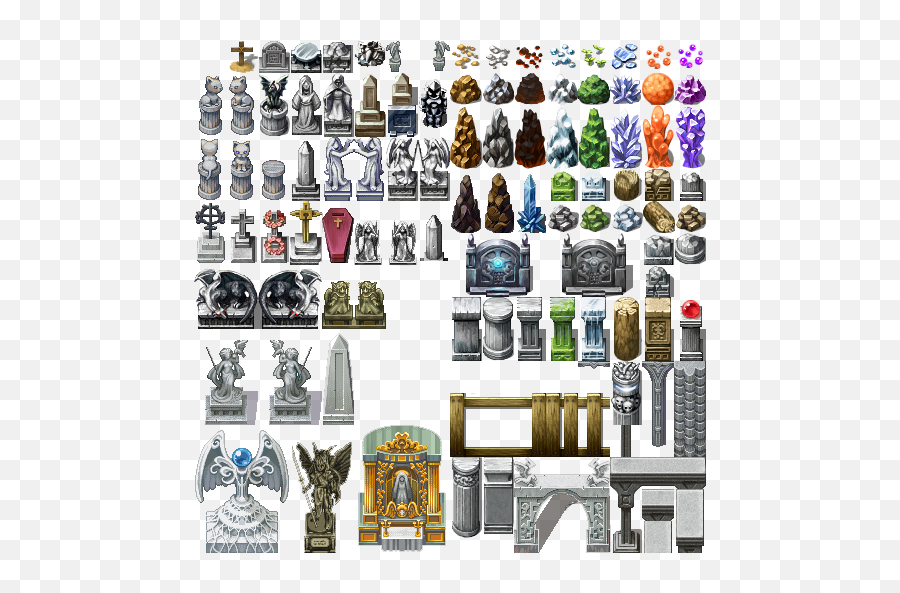 Rpg Maker Vx Sprite Base By - Rpg Maker Mv Dungeon Tileset Emoji,Rpg Maker Mv Generator Emotions