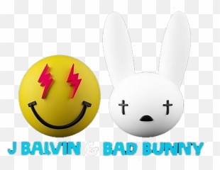 Oasis Bad Bunny J Balvin T - J Balvin Oasis Merch Emoji,Bunny Emoticon