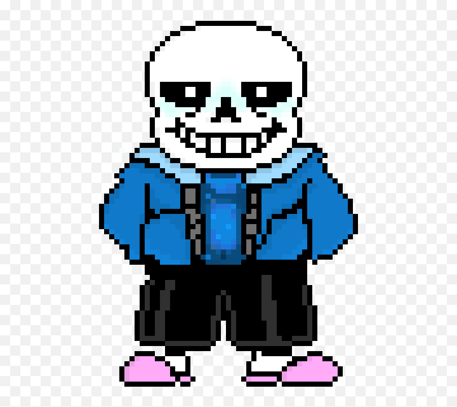 Pixel Art Gallery - Undertale Pixel Sans Emoji,Steam Emoticon Undertale