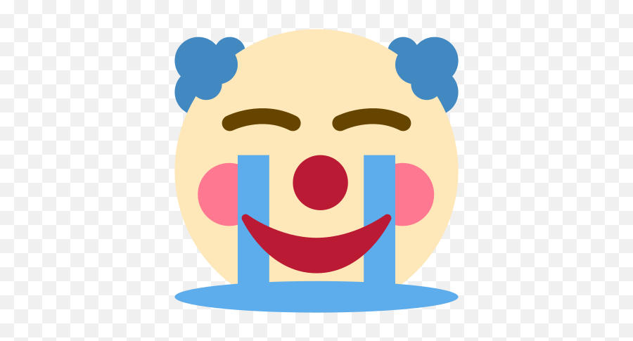 Face - Happy Emoji,Clown Emoji Ios 10