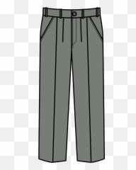 Gray Trousers Clipart - Trousers Clipart Emoji,Pant Emoji