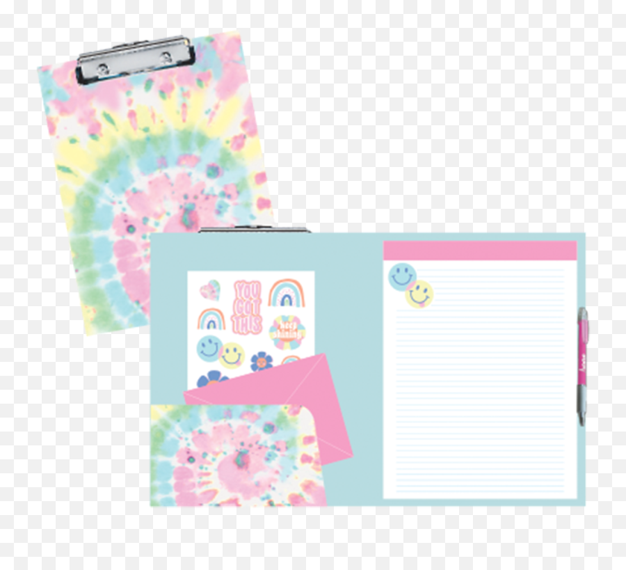 Swirl Tie Dye Clipboard Set - Girly Emoji,Emoji Mask Printables