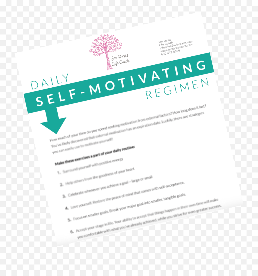 Self - Motivation Checklist Download Jen Davis Life Coach Emoji,Emotion Checkist
