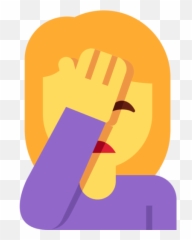 Mulher Desesperada Com A Mão Na Testa - Man Emoji Meaning,Emoticon Whatsapp Png Noiva