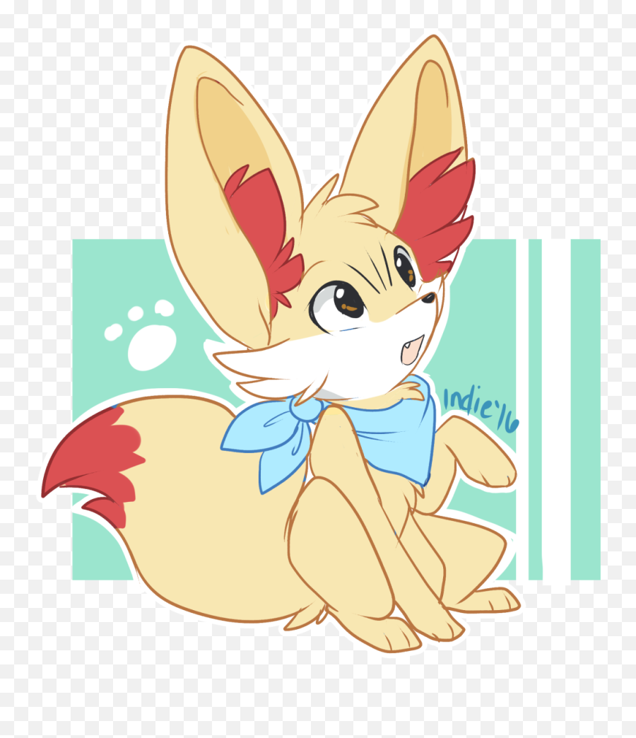 Fennekin - Fictional Character Emoji,Fennekin Happy Emotion