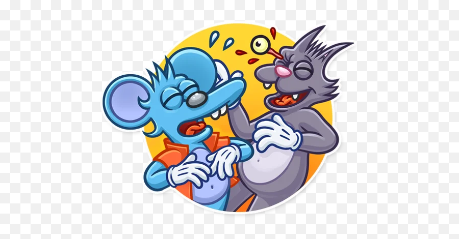 Itchy And Scratchy Stickers - Live Wa Stickers Emoji,Itchy Emojis