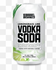 Lemongrass Lime Vodka Soda U2013 10 Barrel Brewing Co Emoji,Mixing Vodka & Emotions