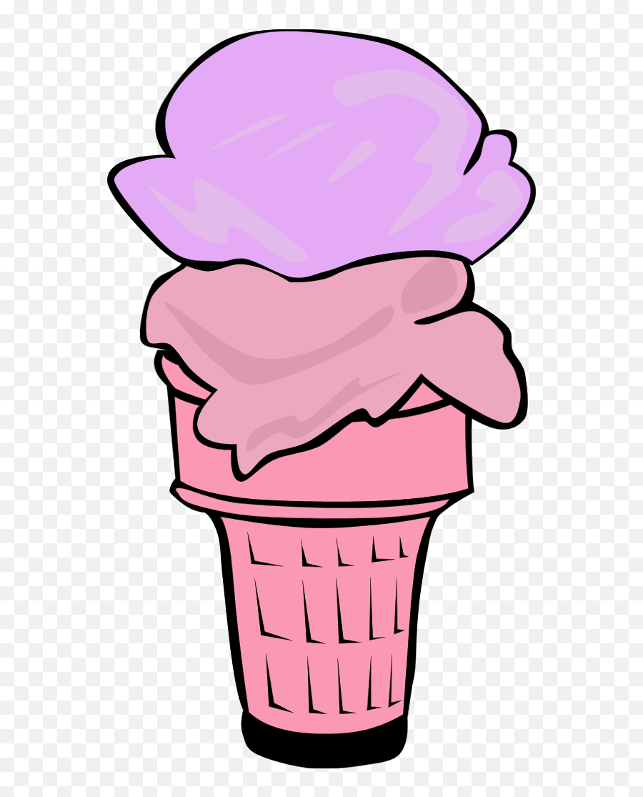 Clip Art Ice Cream Cone - Clip Art Library Emoji,Emoticon Chcocolate