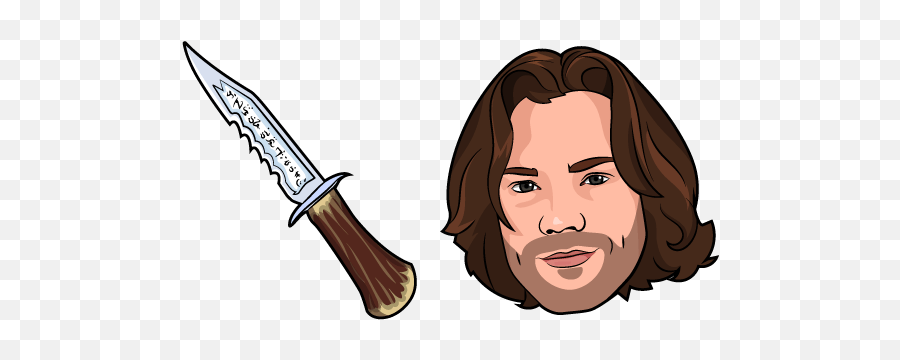 Supernatural Sam Winchester Cursor U2013 Custom Cursor Emoji,Supernatural Dean Is Not Alwed To Have Emotions