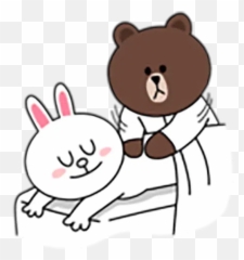 Brown And Cony 1 Sticker Pack - Stickers Cloud Emoji,Cony Emoticon Line