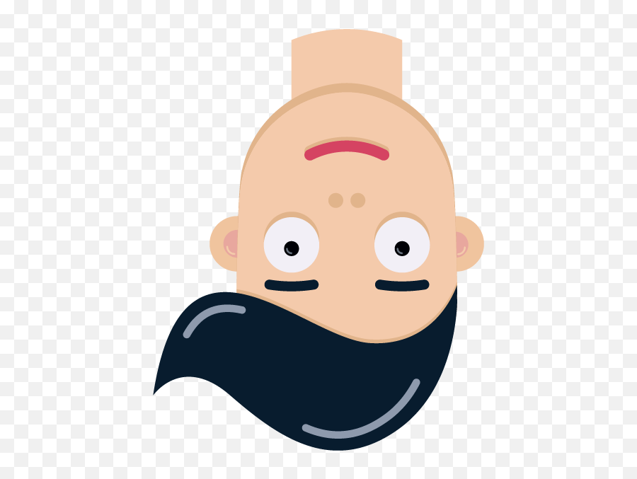 Man Face Emoji By Umut Cemre Goray - Happy,Zippered Mouth Emoji