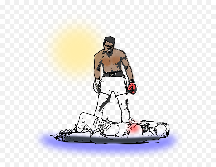 Boxer Man Knockout Ko Boxing Winner Looser - Boxing Emoji,Emoji Get Knocked Out