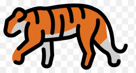 Tiger Emoji,Bengal Tiger Emoji