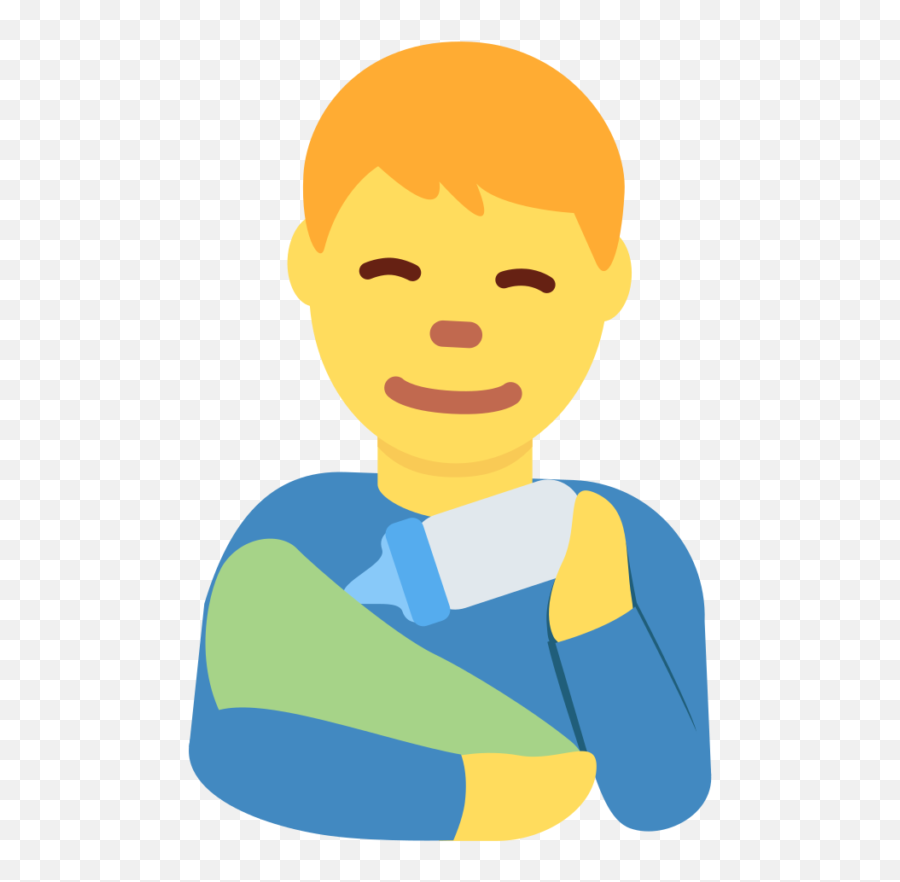 U200d Man Feeding Baby Emoji - Man Feeding Baby Emoji,Crying Baby Emoji