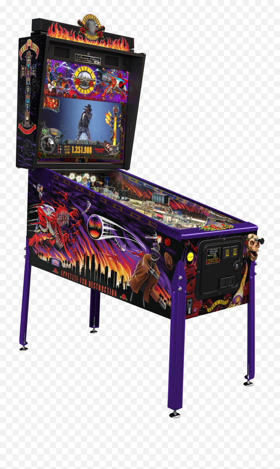 Category Pinball Game Review - Thepinballloftcom Guns N Roses Pinball Jjp Emoji,Aerosmith Sweet Emotion Tab