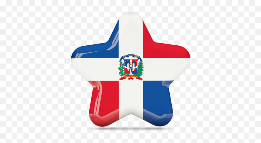 Graafix Flag Of Dominican Republic - Dominican Republic Flag In Star Emoji,Dominican Flag Emoji