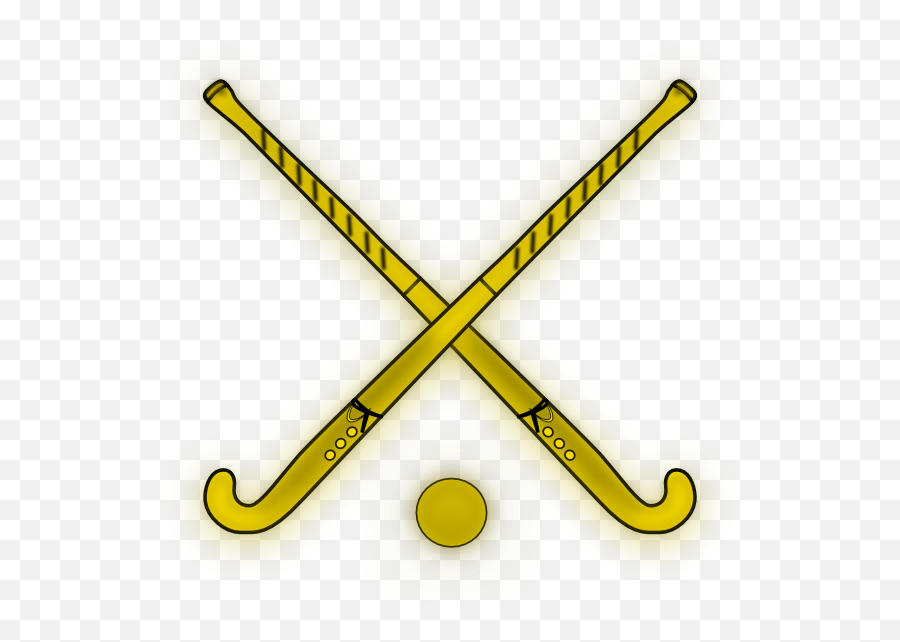 Gold Field Hockey Sticks Transparent Cartoon - Jingfm Hockey Stick Emoji,Hockey Stick Emoji