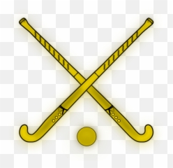 Gold Field Hockey Sticks Transparent Cartoon - Jingfm Hockey Stick Emoji,Hockey Stick Emoji
