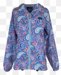 Simply Southern Rain Zip Up Jacket Paisley - Simply Southern Rain Coat Emoji,Adult Emoji Leggings