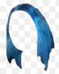 Blue Hair Psd Official Psds - Blue Long Hair Transparent Emoji,Blue Hair Emoji