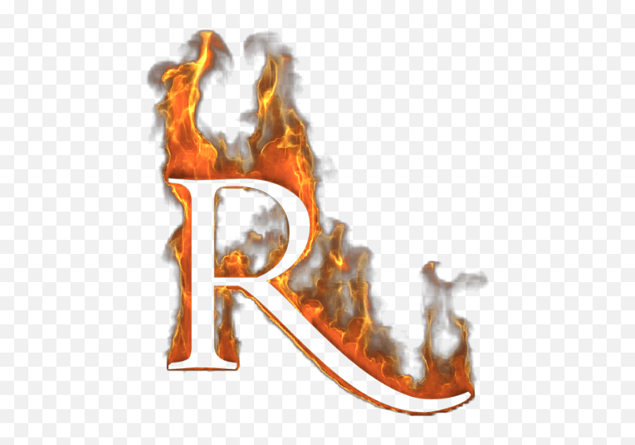 Download Devil Font - Letter R Flame Png Full Size Png Fire R Letter Png Emoji,Guess The Emoji Fire Devil