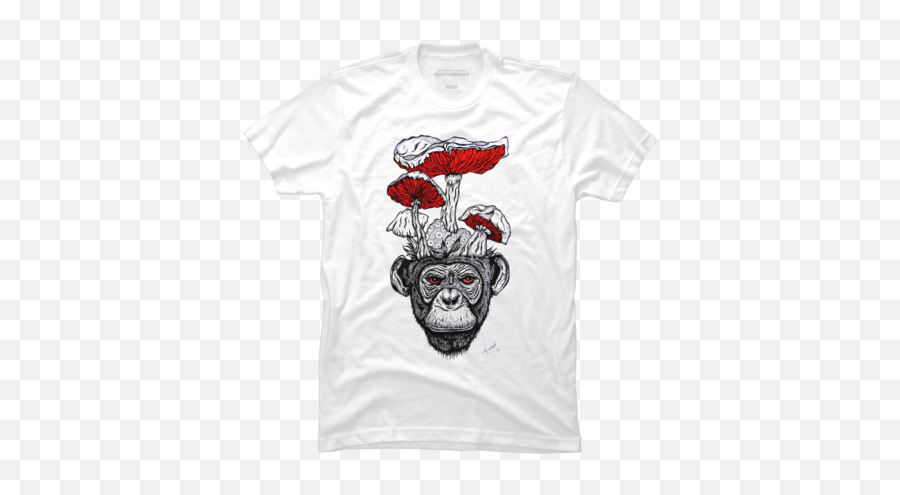 Monkey T - Shirts Tanks And Hoodies Design By Humans Short Sleeve Emoji,3 Wise Monkeys Emoji