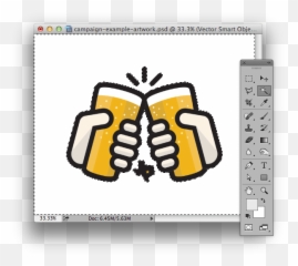 How Do You Add A Border In Photoshop Sticker Mule - Add A Border To A Logo In Photoshop Emoji,Magic Wand Emoji Android