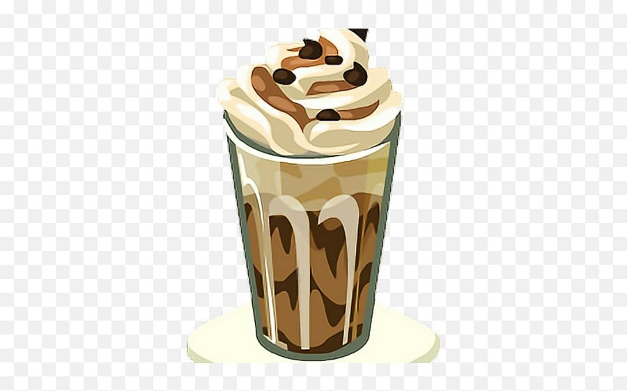 Milkshake Clipart Ice Cream Floats - Mocaccino Png Milkshake Emoji,Emoji Floaties
