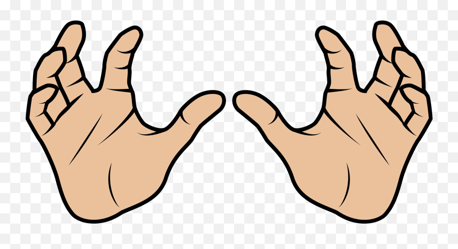 Hands Fingers Clipart Free Download Transparent Png - Grasping Hands Clip Art Emoji,First Finger Emoji