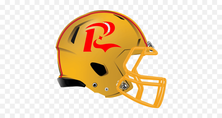 Letter R Fantasy Football Logo Helmet - Warriors Football Logos And Helmets Emoji,Nfl Helmet Emoticons
